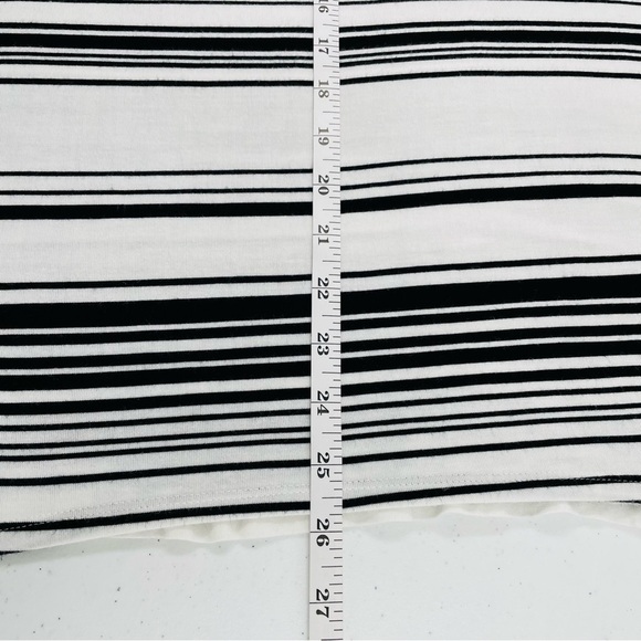 Soma Super Soft Black Stripe Dolman Sleeve Scoop Neck Pullover Rayon Spandex Top - Picture 9 of 9